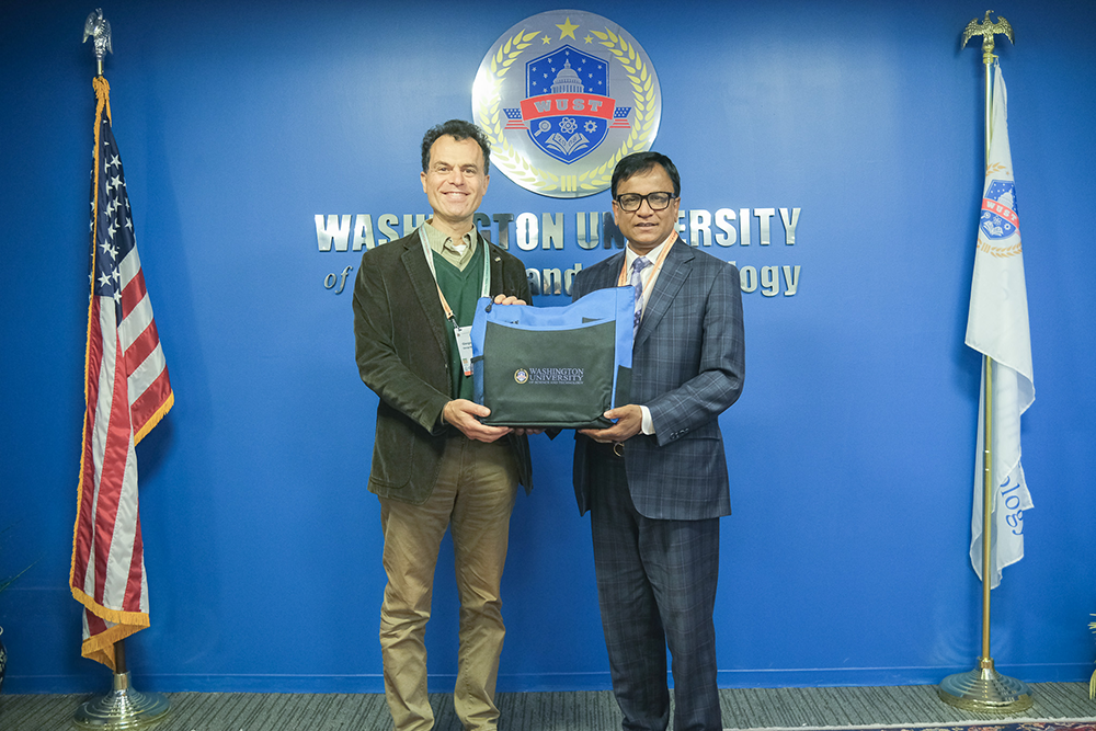 WUST Chairman with Professor Ascoli